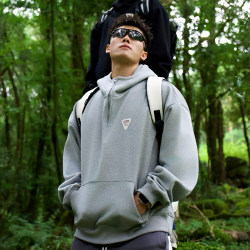 Andtime Heavyweight Hoodie Autumn and Winter National Trend Brand American High Street Casual Sports Embroidered Couple Hoodie