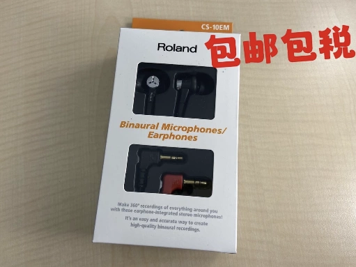 日本代购ROLAND/罗兰CS-10EM 入耳式耳机人头录音麦克风-Taobao