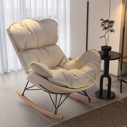 Rocking Chair New Model Lazy Sofa Recliner Single Balcony Leisure Chair Home Living Room 2025 New Lobster Chair