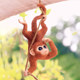 Original outdoor courtyard garden cartoon little monkey autumn thousands of decoration resin gardening landscape decoration tree pendant on the tree
