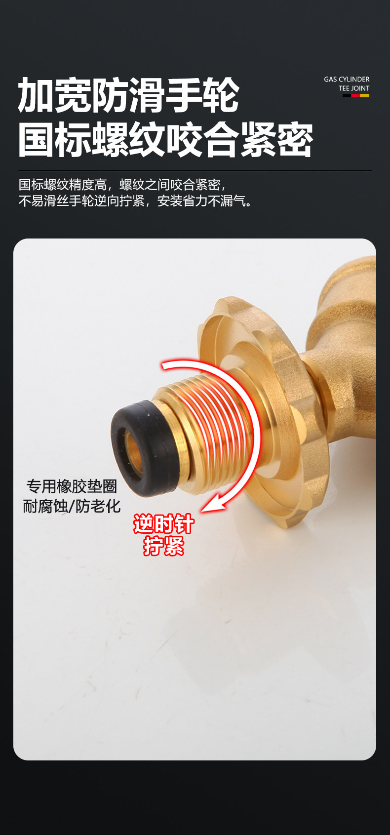 液化气罐三通接头煤气瓶减压阀分流器灶具配件