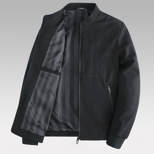 Lapel New Middle-aged People's Long Sleeve Business Casual Dad Wear Bottoming Sweater Men