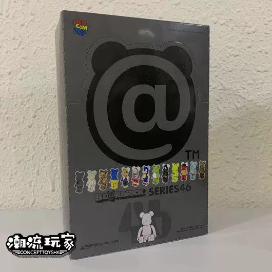 Bearbrick 100% BE@RBRICK SERIES 46代盲盒模型24只/盒現貨-Taobao