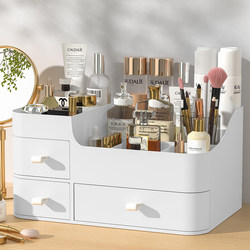 Cosmetic Storage Box Desktop Dressing Table Dust-Proof Lipstick and Skin Care Product Box Drawer-Type Organizer Shelf Organizer