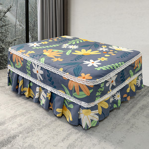 
Sofa foot cover full-inclusive square single stool cover custom single rectangular shoe changing stool cover integrated sofa stool cover