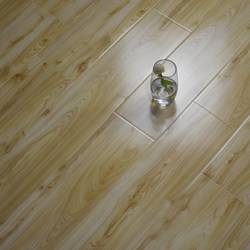 Flat High-Gloss 12mm Wood Flooring with Installation, Decoration, and Finishing Included, Reinforced Composite Flooring, Wear-Resistant, Waterproof, Non-Slip