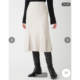 New Japanese style commuting versatile rear invisible zipper high waist slim mid-length skirt for women solid color fashionable fishtail skirt