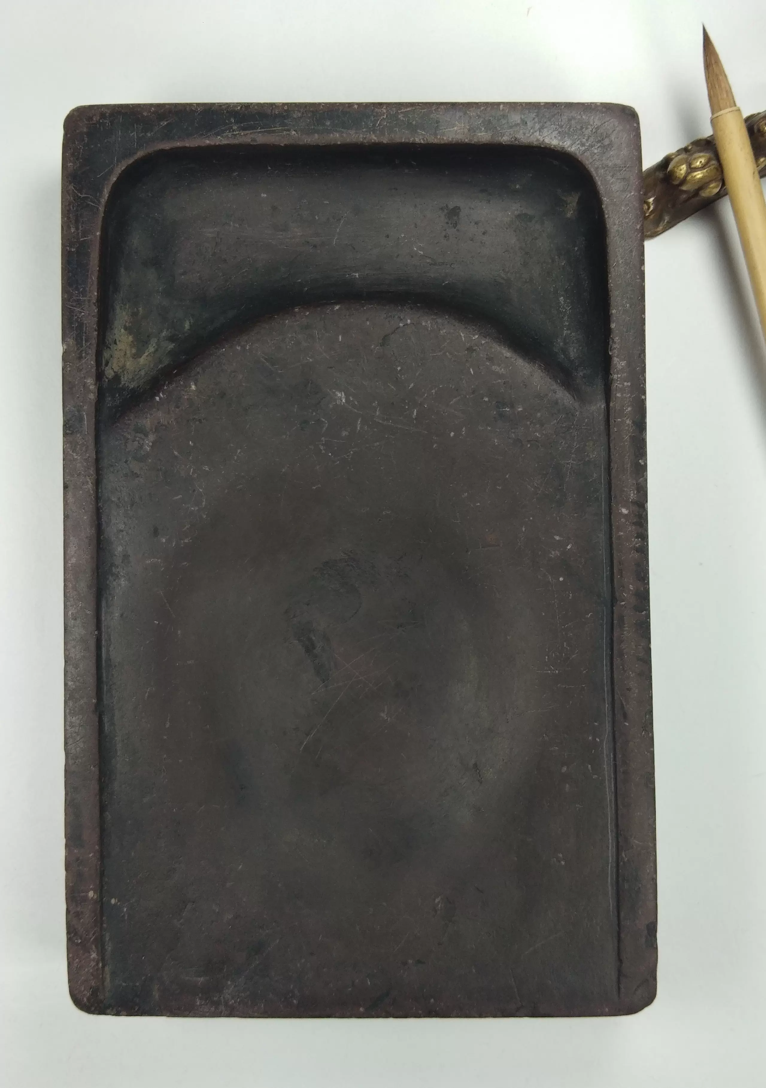 明代端砚老砚台古砚文房四宝书法国画用品