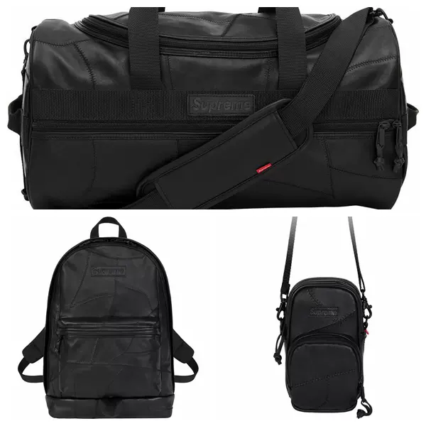 SUPREME 19FW Patchwork  レザー ショルダー バッグ SUPREME 19FW Patchwork レザー ショルダー バッグ