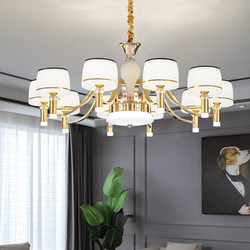 Gu Jia 2025 New Nordic Living Room Chandelier, Modern Simple and Elegant Main Light, Dining Room Light Package, Zhongshan Lighting Fixtures