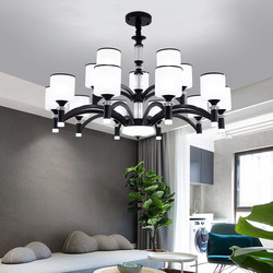 Gujia 2025 New Nordic Living Room Chandelier, Modern Minimalist Hall Lamp, Grand Main Light, Dining Room Zhongshan Lighting Fixtures