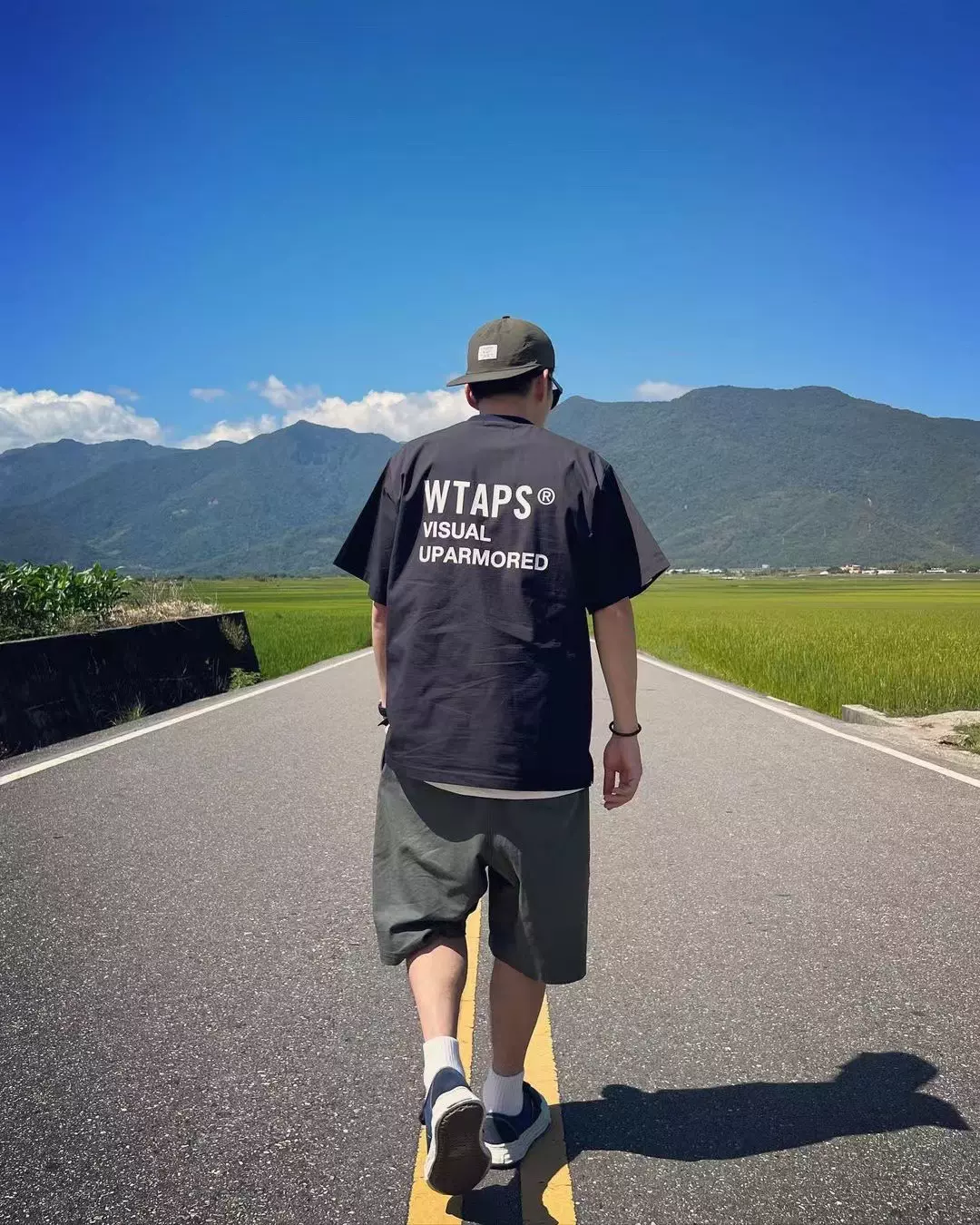 潮牌WTAPS SMOCK日系宽松休闲半袖混纺标语TEE圆领字母短袖T恤-Taobao