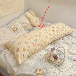 Pure Cotton Cartoon Cute Full-Length Pillow, Removable and Washable, Special for Leg Support, Suitable for Girls Sleeping on Their Side, Boys and Adults