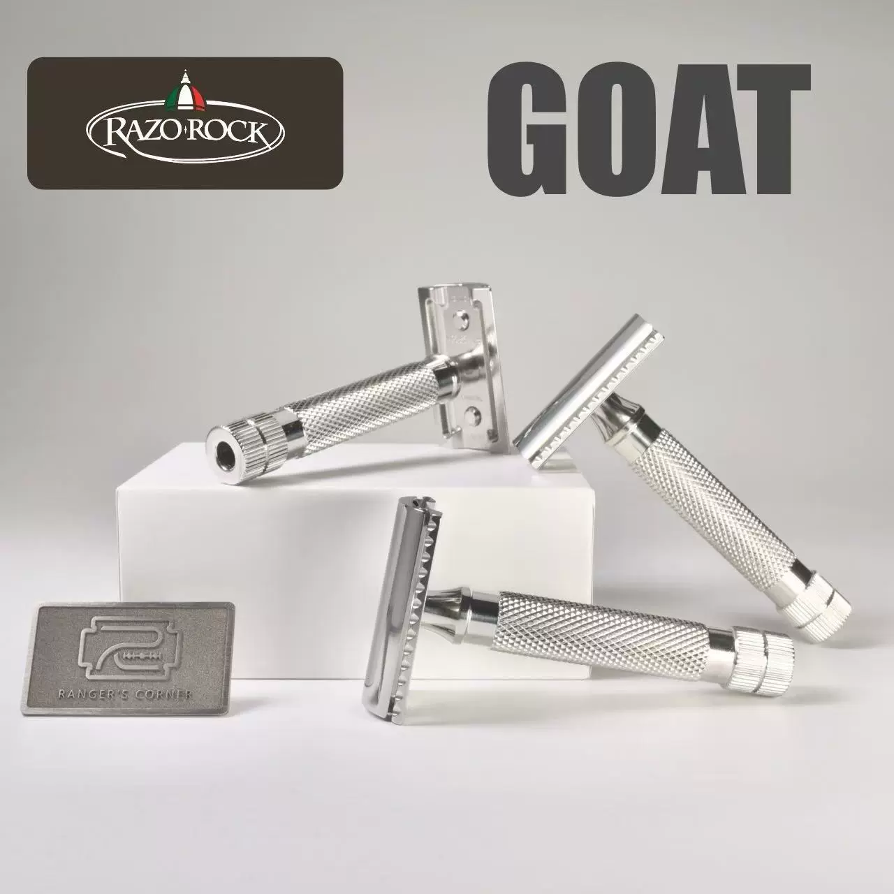 (新品未使用)RazoRock GOAT 両刃カミソリ RAZOROCK MENTOR ラゾロック メンター クローズコム | すごい