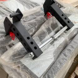 Jinma Sports Rep Split Double-Pole Arm Flexion and Extension Knurled Handle 75 Square Tube 26 Hole Diameter Squat Rack Bench Press Rack