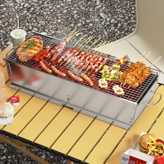 New barbecue grill portable charcoal barbecue grill home outdoor multi ...