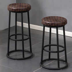 Light Luxury Bar Chair Cafe High Stool Bar Stool Mobile Phone Shop Front Desk Ktv High Stool Milk Tea Shop Commercial Stool