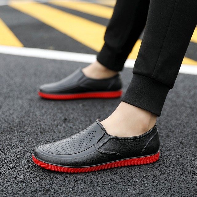Fashionable Short Rain Boire Men's Four Seasons Shoes Low -Gliming ...