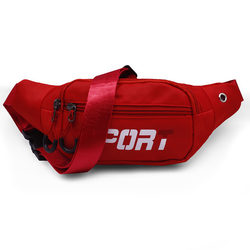 Mini Waist Bag, Unisex, Portable, Close-Fitting, Fashionable, Casual, Versatile, Waterproof, Multi-Layered, Multi-Zipper, Coin Purse, Multi-Functional