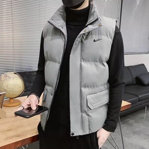 
Niketon vest men's autumn and winter trendy down cotton thickened vest vest large size handsome vest jacket