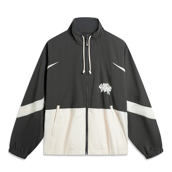 
Li Ning Anti-Wu BADFIVE Men's Antibacterial Sports Trench Coat 2024 Summer New Loose Jacket AFDU419