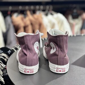 
Converse sports canvas shoes for men and women, student high-top shoes, burgundy spring and summer A10510C