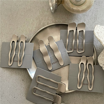 Clip-on alloy cold style clip-on bangs side clip