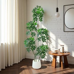 Artificial Green Plant Duckbill Tree High-End Light Luxury Fake Green Plant Landscaping Living Room Artificial Plant Ornament Fake Tree Indoor Decoration