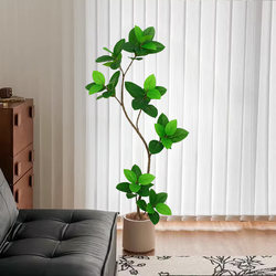 Simulated Green Plants with a High-End Feel, Bengal High Mountain Banyan Indoor Living Room High-End Light Luxury Floor-Standing Ornaments, Fake Trees
