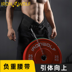 Weight-Bearing Belt for Fitness Pull-Ups, Weight-Bearing Belt for Squats and Pull-Ups, Weight-Bearing Belt for Horizontal Bar and Parallel Bars, Weight-Bearing Iron Chain