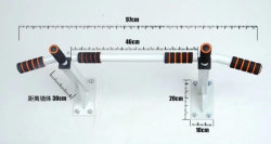 Wall-Mounted Pull-Up Bar, Fixed on the Wall, Single or Double Bar, Pull-Up Bar, Super Strong Fitness Equipment, Promotional Package with Screws Included