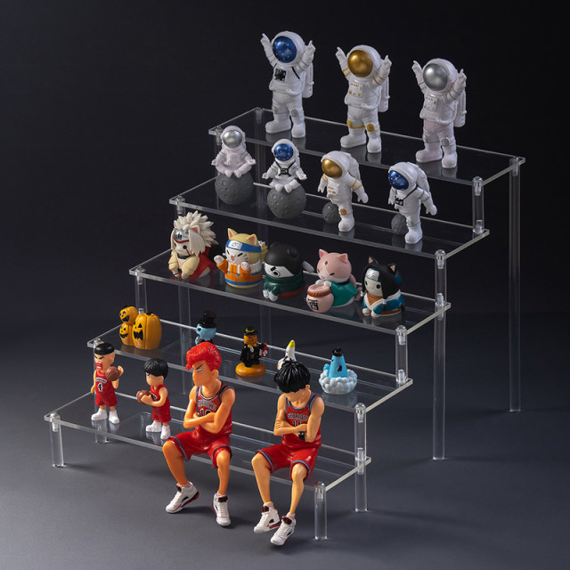 Blind box display rack hand-held office storage desktop rack Bubble ...