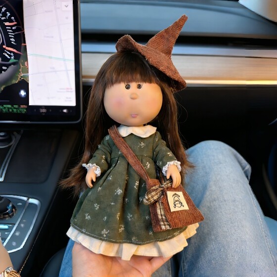 
Spanish potato doll mia vinyl doll 24cm doll set toy cute birthday gift