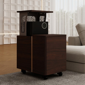 
VIVIDSTORM Hidden Reflection Cabinet Astra Electric Hidden Retractable Projection Cabinet Special Side Cabinet for Telephoto Projector Movable with Wheels Living Room and Bedroom Integrated Storage Cabinet Projector