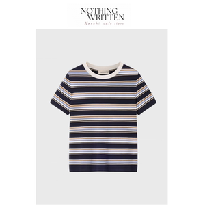 
[Ready Stock] Nothing Written NarchiZuiding! Silk and linen blended pullover sweater top for women
