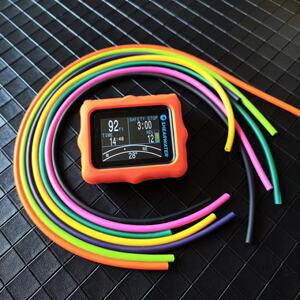 PERDIX silicone protective sleeve elastic rope color 50cm diving computer table accessories