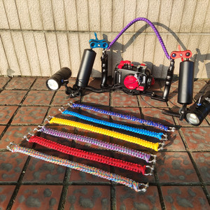Underwater photography camera bracket hand -rope -to -be -rope DIY weaving high density, strong, wear -resistant diving accessories
