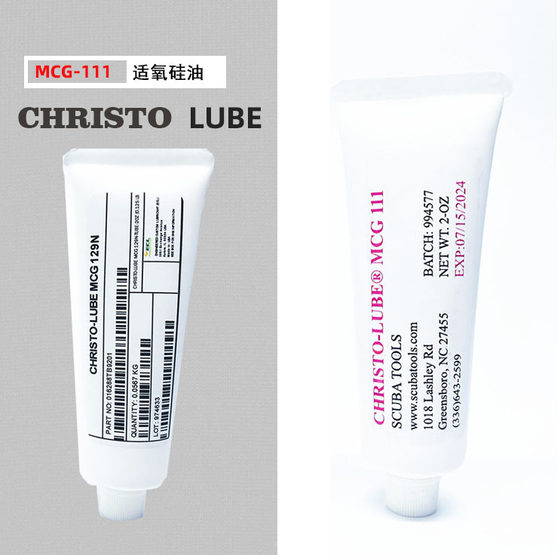 Christo-Lube MCG 129 /111 Maintenance Dive regulator Aoxy silicon oil lubricant silicon grease