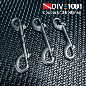 Meng Mengda Diving Space 316 Stainless Steel Double Head buckle spring hook fast unloading buckle 100 diving flag double head hook