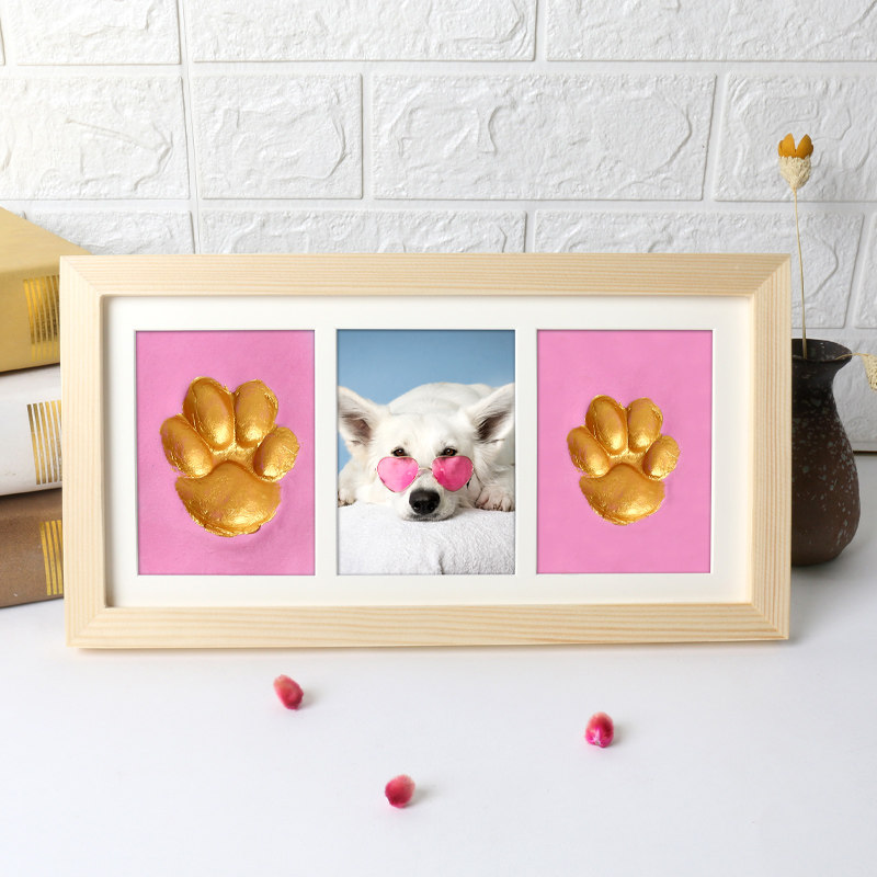 Pet Paw Print Ink Pad Photo Frame DIY Keepsake - Aizhiyin