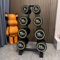 Multi-Functional Commercial Pure Steel Dumbbell Set Combination for Men's Fitness, Home Dumbbell Rack, Commercial Equipment Fixed Dumbbells