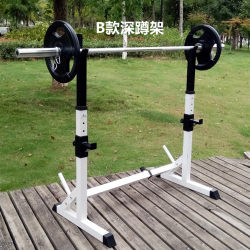 Barbell Rack One-Piece Squat Rack Home Fitness Weight Bench Barbell Bench Press Rack Adjustable Squat Rack 