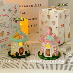 Creative Ceramic Mushroom House Ornaments, Cute Cartoon Small Houses, Desktop Decorations, Gifts for Besties and Friends