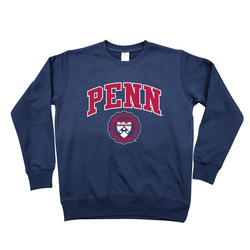 Spring, Autumn and Winter Fleece-Lined Long-Sleeved T-Shirt of the University of Pennsylvania, Upenn Loose-Fitting School Uniform Round-Neck Thin Sweatshirt