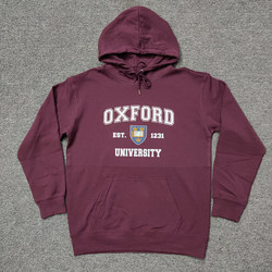 Spring, Autumn and Winter Thin and Thick Jackets, Fleece Hoodies, Unisex Student School Uniforms, Oxford University Loose-Fitting Sweatshirts