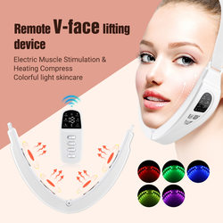Cross-border private model remote control face slimming device EMS microcurrent massage beauty device V face slimming artifact face lift