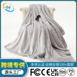 Cross-border European and American winter household warm-up blanket, single-person customized electric blanket, intelligent temperature-regulating heating pad, electric blanket
