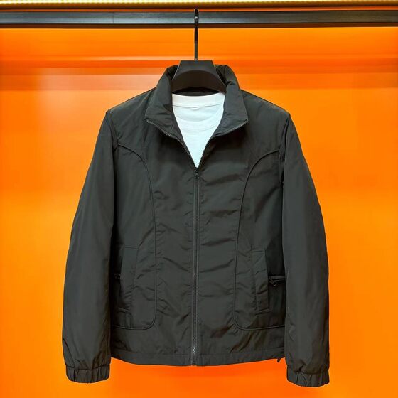 
25 autumn and winter stand-up collar clean version simple cotton clothing casual and comfortable jacket light luxury temperament light and versatile cotton clothing for couples