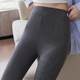 Large size modal long-lasting pants for women thin leggings in gray slimming new high-waisted leggings warm plush pants
