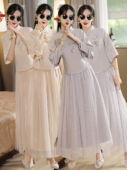 Chinese Style Bridesmaid Dress